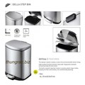 Thùng rác inox vuông EK9366