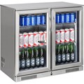 Tủ làm lạnh quầy bar mini 2 cánh kính OKASU SC-208FS
