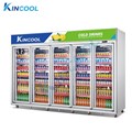 Tủ mát 5 cánh kính Kincool có bánh xe