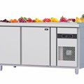 Bàn salad quạt gió 2 cánh inox BSQ.2MI1576