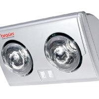 Đèn sưởi phòng tắm Braun 2 bóng BU02