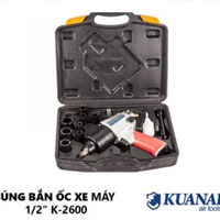 Bộ Súng Bắn Ốc Vặn Bu Lông Kuanai K-2600 1/2″ Inch Đài Loan