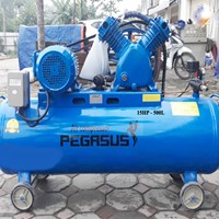 Máy nén khí dây đai Pegasus 15HP 1 cấp dùng điện 3 pha TM-W-1.6/8-500L