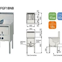 Bếp chiên FUJIMARK FGF18NB
