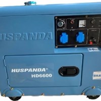 Máy phát điện chạy dầu giảm âm HUSPANDA HD6600