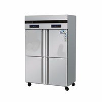 Tủ đông mát 4 cánh inox OKASU OKS-104C