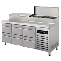 BÀN MÁT INOX PIZZA ASBER 428 LÍT GTPZ-180-06 