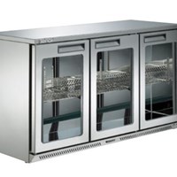 Tủ mát mini bar 3 cánh Kolner MG60L3W (Quạt gió)