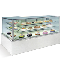 Tủ bảo quản bánh ngọt 3 tầng vuông Okasu OKS-900C