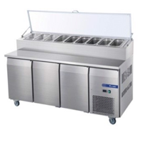 BÀN SALAD 1M5 NẮP INOX FURNOTEL FET15030CS