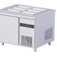 Bàn salad quạt gió 1 cánh inox Kusami KSM-1MI960