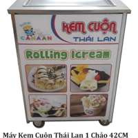 Máy kem cuộn Thái Lan chảo 42cm