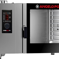 Lò nướng combi 8 khay 2/1GN dùng gas Angelo Po BX82G