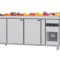 Bàn salad quạt gió 3 cánh inox BSQ.3MI1876