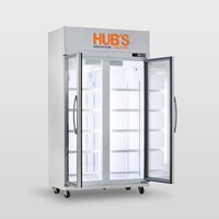 Tủ mát 2 cánh kính HUB’S HUBS-2DGB