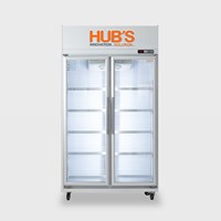 Tủ mát 2 cánh kính HUB’S HUBS-2LS